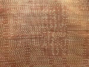 アンティーク　重ね色紙模様織出し本場泥大島紬着物